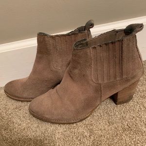 Suede ankle boots